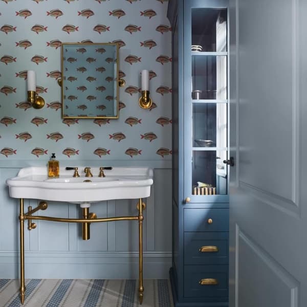 Applique murale Graydon Single Brass Finition antique | Andrew Martin - vue de détail | REMO-HOME