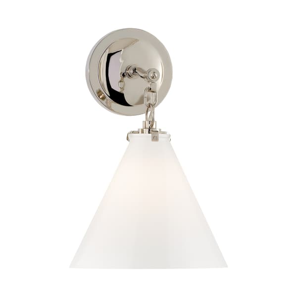 Applique murale Katie Conical Nickel | Andrew Martin - vue principale | REMO-HOME