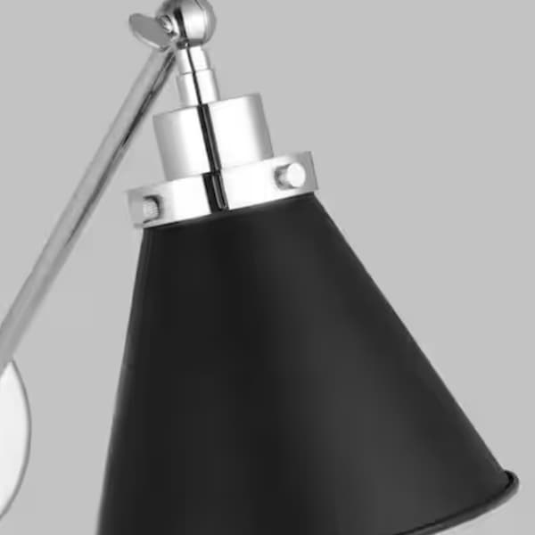 Applique murale Wellfleet Black & Nickel Midnight & Polished | Andr... - vue de détail | REMO-HOME