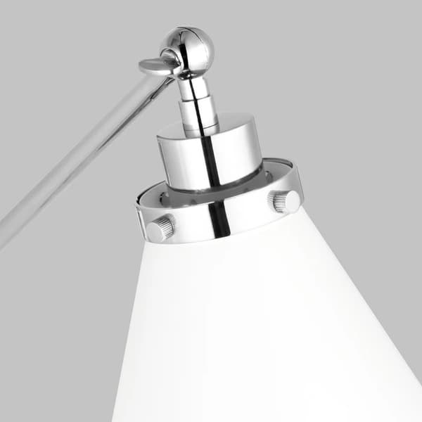 Applique murale Wellfleet White & Nickel Matte & Polished | Andrew ... - vue de détail | REMO-HOME