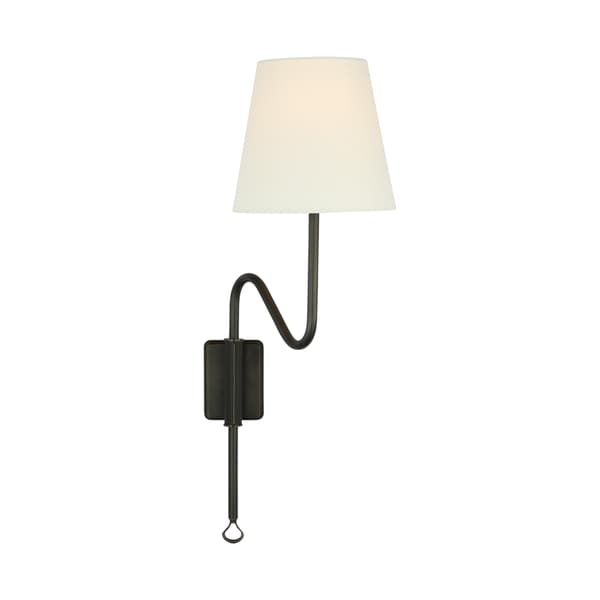 Applique murale Griffin Bronze & Chocolate Leather | Andrew Martin - vue principale | REMO-HOME