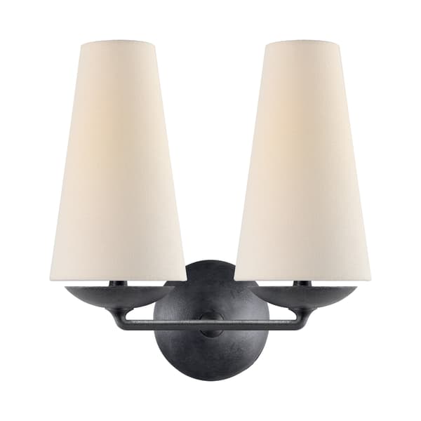 Luminaire Fontaine Double Aged Iron | Andrew Martin - vue principale | REMO-HOME