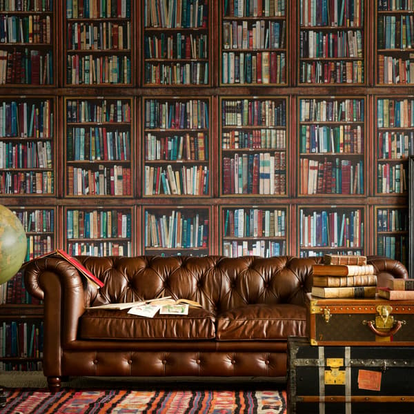 Papier peint Philosopher A&B Panels | Andrew Martin - vue de détail | REMO-HOME