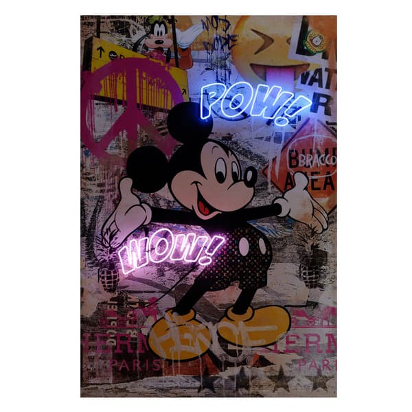 Sculpture néon Neon - Pow Wow (medium) | Andrew Martin - vue principale | REMO-HOME