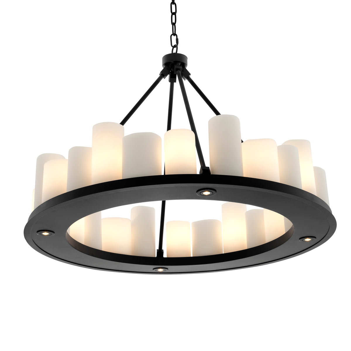 Chandelier en finition noire | Eichholtz Commodore - vue d'ambiance | REMO-HOME