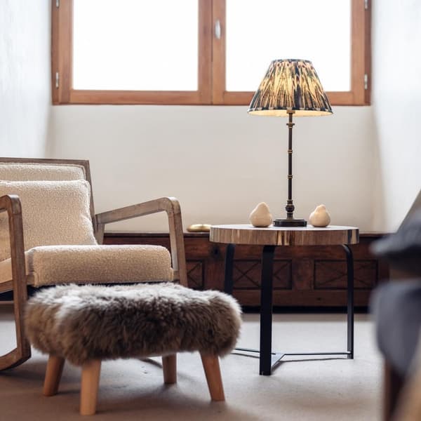 Fauteuil Jed Rocking White | Andrew Martin - vue de détail | REMO-HOME