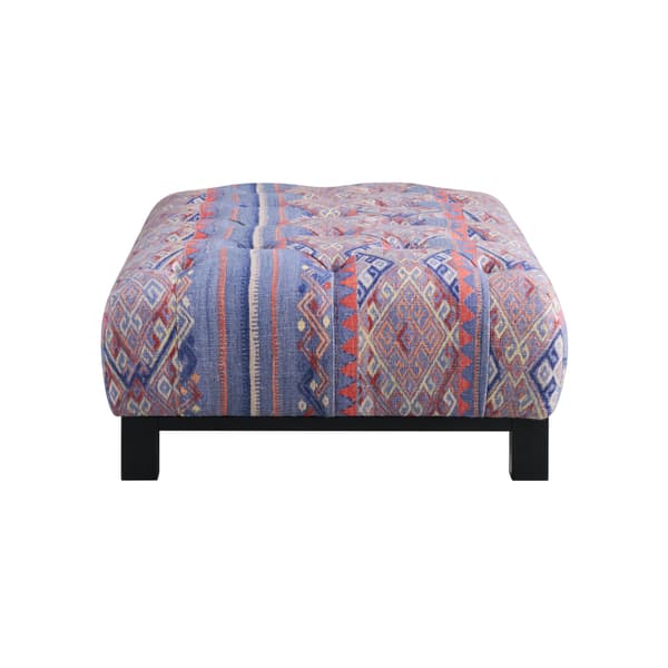 Pouf et tabouret Hera Frida Denim | Andrew Martin - vue de détail | REMO-HOME