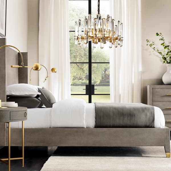 Plafonnier Bonnington Chandelier Brass | Andrew Martin - vue de détail | REMO-HOME