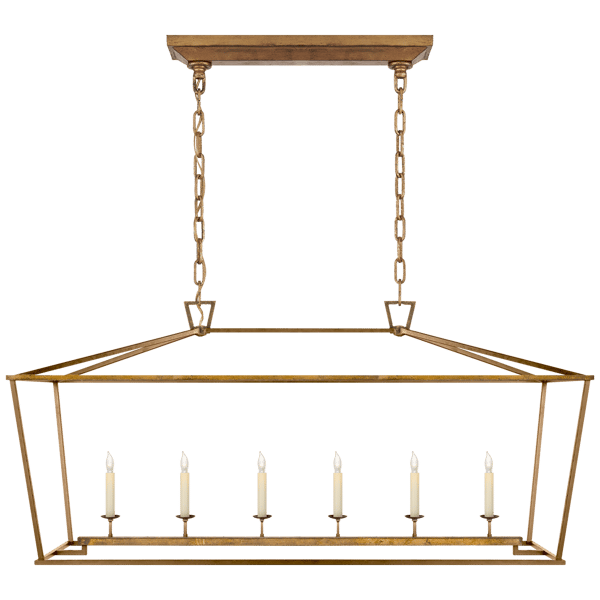 Plafonnier Darlana Medium Iron Linear | Andrew Martin - vue de détail | REMO-HOME