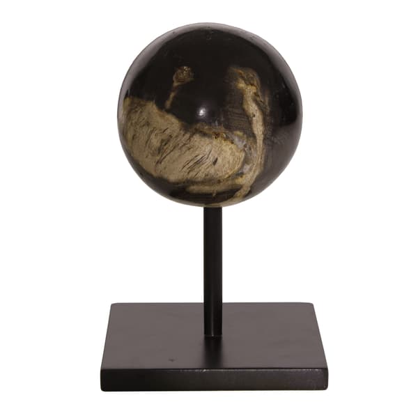Objet décoratif Petrified Wood Sphere Decorative | Andrew Martin - vue principale | REMO-HOME