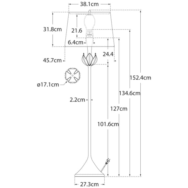 Luminaire Alberto White | Andrew Martin - vue de détail | REMO-HOME
