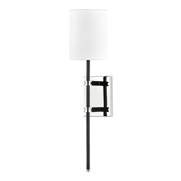 Applique murale Denise Nickel Polished Nickel/Black | Andrew Martin - vue principale | REMO-HOME
