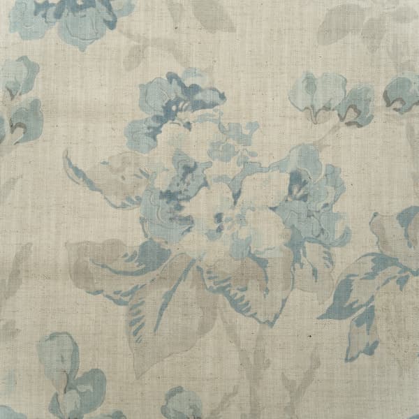 Tissu d'ameublement Midsummer Faded Blue | Andrew Martin - vue de détail | REMO-HOME