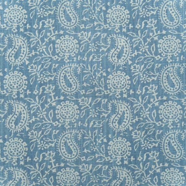 Tissu d'ameublement Sunflower Denim | Andrew Martin - vue de détail | REMO-HOME