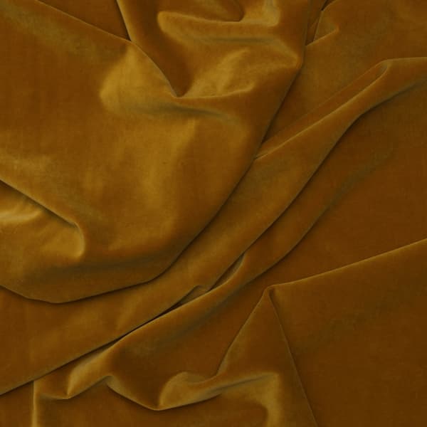 Tissu d'ameublement Medici Mustard | Andrew Martin - vue de détail | REMO-HOME