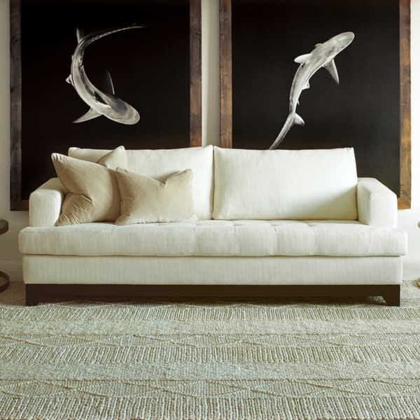 Tapis naturel contemporain Slalom | Andrew Martin - vue de détail | REMO-HOME