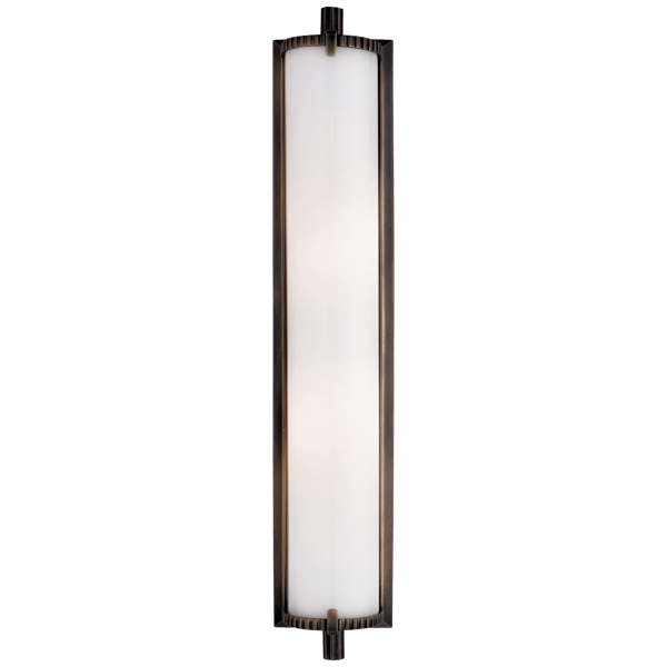 Applique murale Calliope Tall Bronze / White Glass | Andrew Martin - vue principale | REMO-HOME