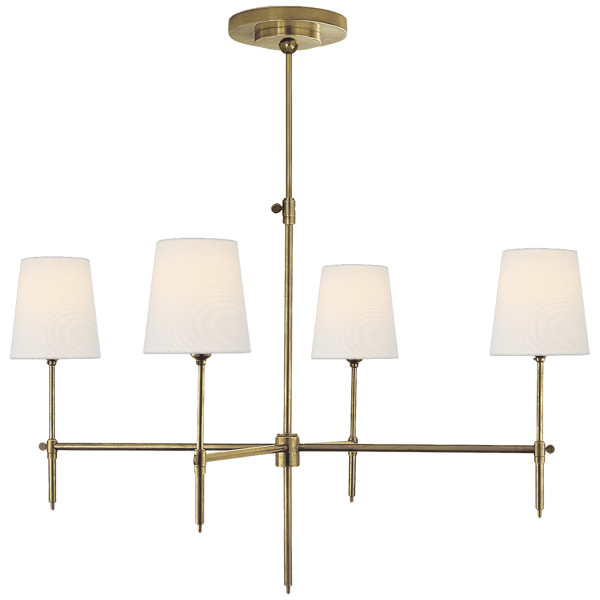 Plafonnier Bryant Chandelier Brass | Andrew Martin - vue principale | REMO-HOME