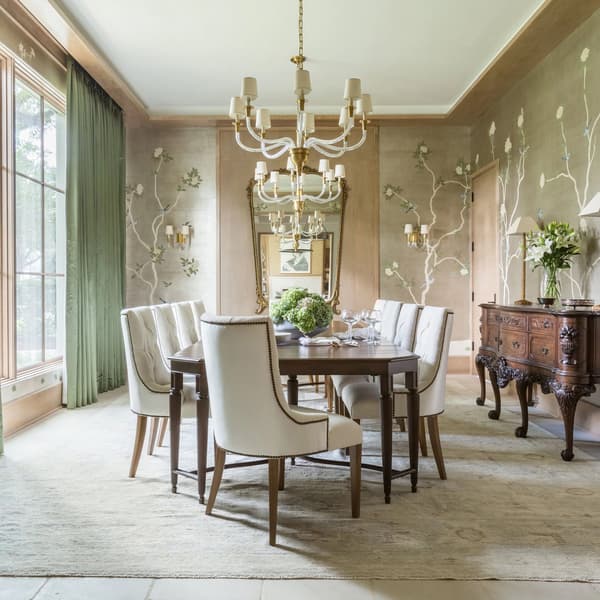 Plafonnier Vivian Chandelier Brass | Andrew Martin - vue de détail | REMO-HOME