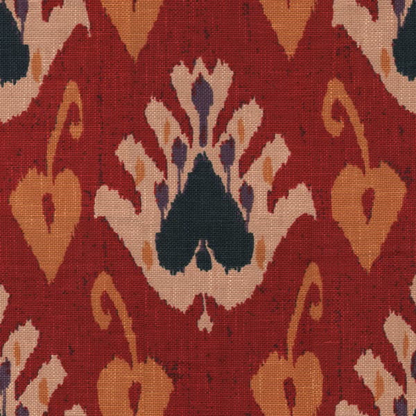 Tissu d'ameublement Sokoto Red | Andrew Martin - vue principale | REMO-HOME