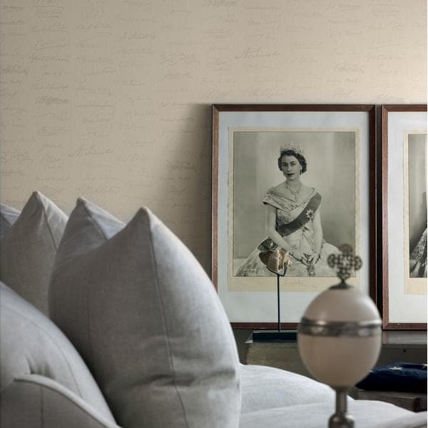 Papier peint Autograph Linen | Andrew Martin - vue de détail | REMO-HOME