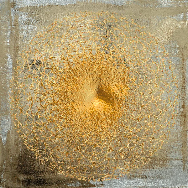 Œuvre d'art sur plexiglas Golden Roots | Andrew Martin - vue principale | REMO-HOME
