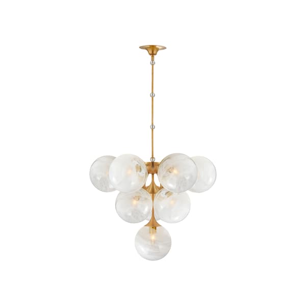 Plafonnier Cristol Chandelier Brass | Andrew Martin - vue principale | REMO-HOME