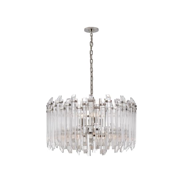 Plafonnier Adele Chandelier Nickel | Andrew Martin - vue principale | REMO-HOME