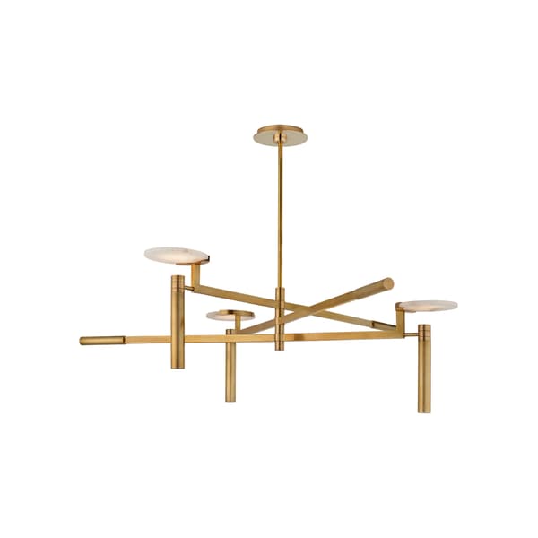 Plafonnier Melange Chandelier Brass | Andrew Martin - vue principale | REMO-HOME
