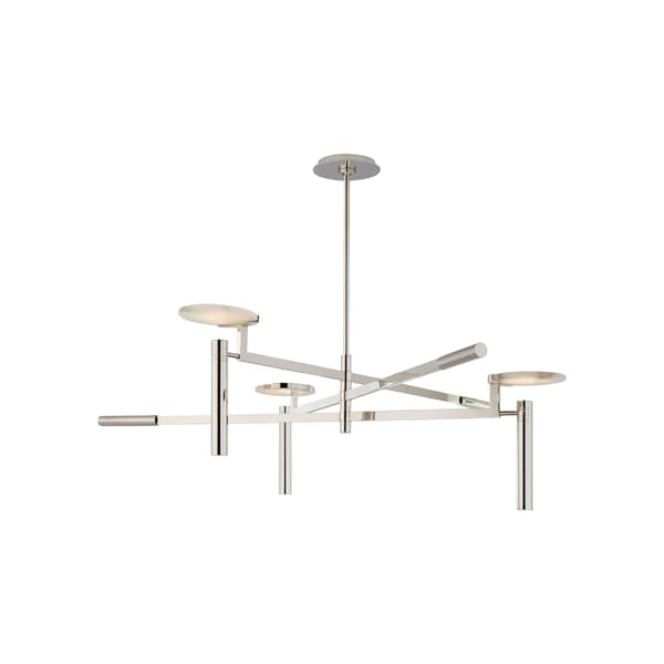 Plafonnier Melange Chandelier Nickel | Andrew Martin - vue principale | REMO-HOME