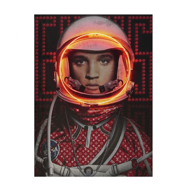 Sculpture néon Space Man Elvis | Andrew Martin - vue principale | REMO-HOME