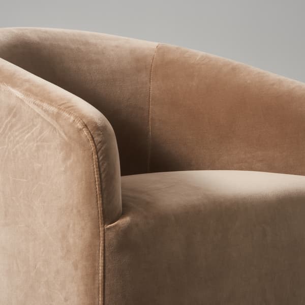 Chaise de salle à manger Alto Velvet Beige | Andrew Martin - vue de détail | REMO-HOME