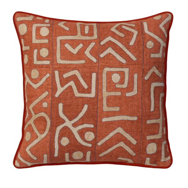 Coussin décoratif Ashanti Brick Plumes durables | Andrew Martin - vue principale | REMO-HOME