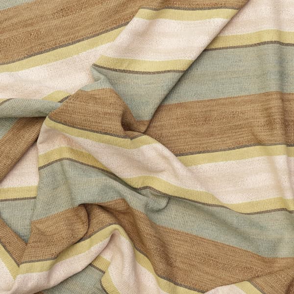 Tissu d'ameublement Skiathos Lime Biscuit | Andrew Martin - vue de détail | REMO-HOME