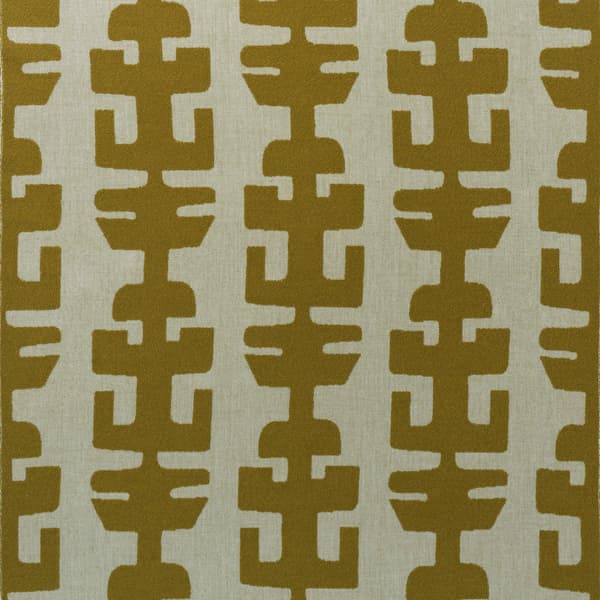 Tissu d'ameublement Peru Olive Cigarette and Match | Andrew Martin - vue principale | REMO-HOME