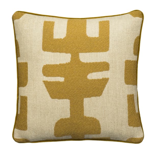 Coussin décoratif Peru Olive Plumes durables | Andrew Martin - vue principale | REMO-HOME