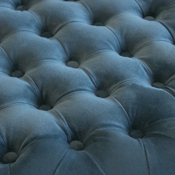 Pouf Forte Teal | Andrew Martin - vue de détail | REMO-HOME