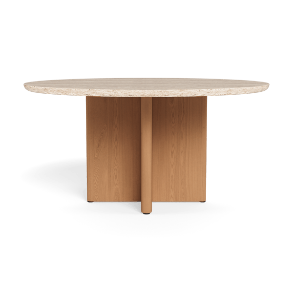 Mobilier d'extérieur Caicos Round Teak | Andrew Martin - vue de détail | REMO-HOME