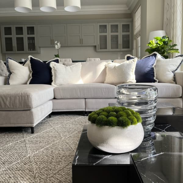 Coussin décoratif Beagle Salt/Moscow Mule Plumes durables | Andrew ... - vue de détail | REMO-HOME