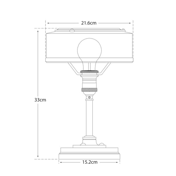 Lampe de table Henley Antique Brass Finition | Andrew Martin - vue de détail | REMO-HOME