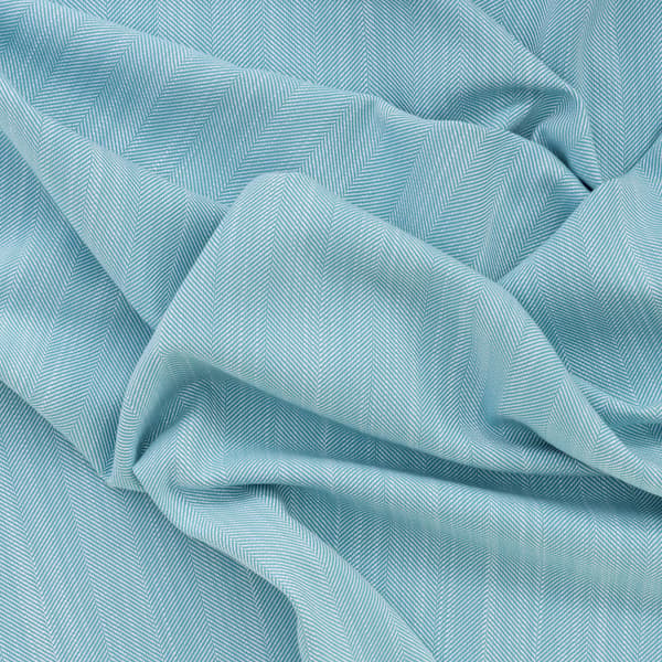 Tissu d'ameublement Riviera Turquoise | Andrew Martin - vue de détail | REMO-HOME