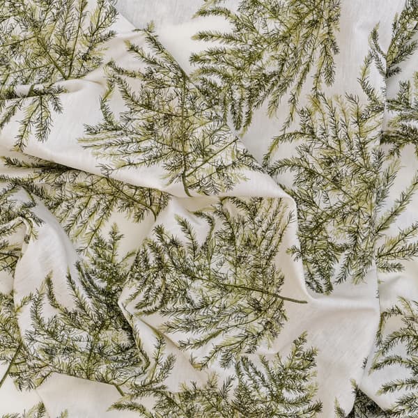 Tissu d'ameublement Brooklyn Leaf | Andrew Martin - vue de détail | REMO-HOME