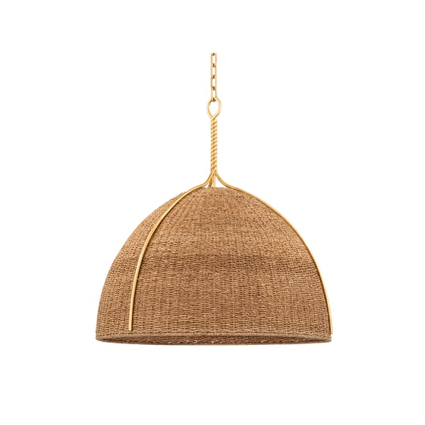 Plafonnier Woodlawn Brown/Gold | Andrew Martin - vue principale | REMO-HOME