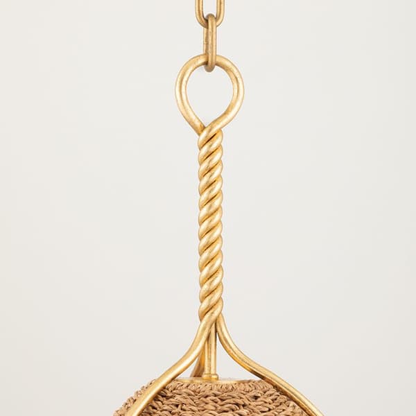 Plafonnier Woodlawn Brown/Gold | Andrew Martin - vue de détail | REMO-HOME