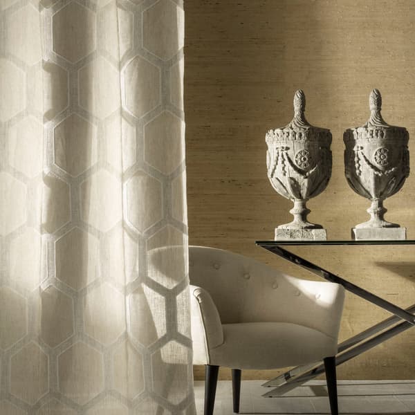 Tissu d'ameublement Reef Knot Natural | Andrew Martin - vue de détail | REMO-HOME