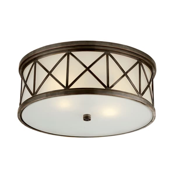 Plafonnier Montpelier Flush Bronze | Andrew Martin - vue principale | REMO-HOME