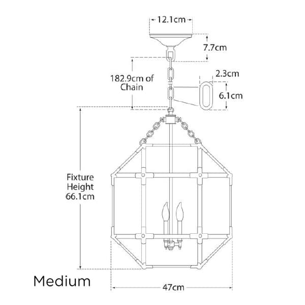 Plafonnier Morris Iron | Andrew Martin - vue de détail | REMO-HOME