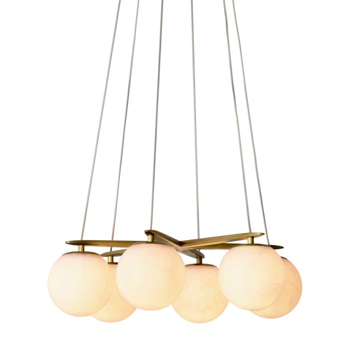Lustre doré en albâtre | Eichholtz Morro
