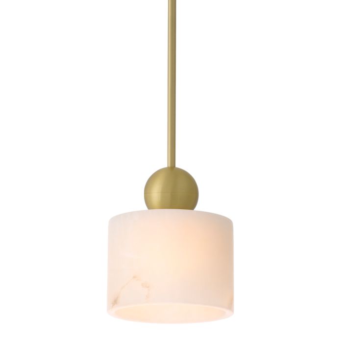 Suspension ronde dorée et en albâtre | Eichholtz Etruscan