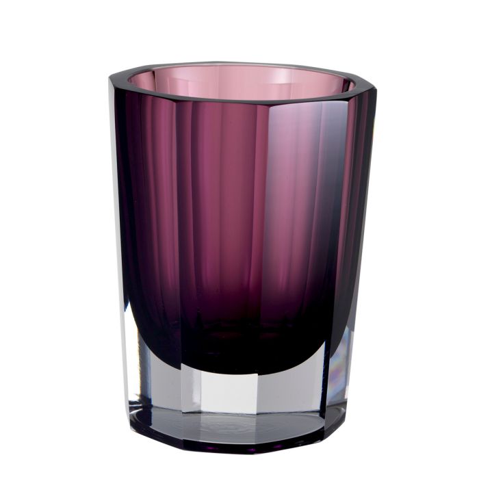 Vase en verre soufflé violet | Eichholtz Chavez S